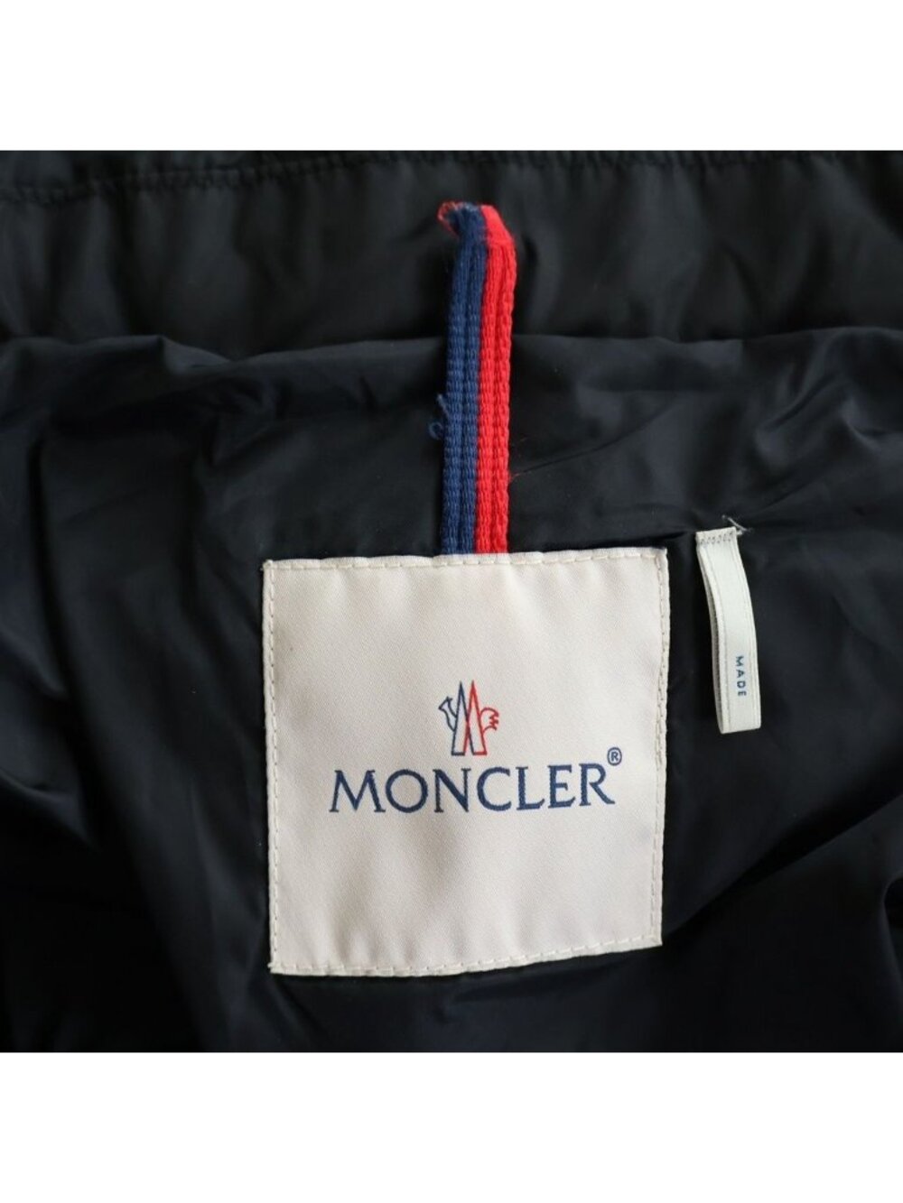 Moncler Flammette Giubbo Down Jacket Black - Picture 8 of 8